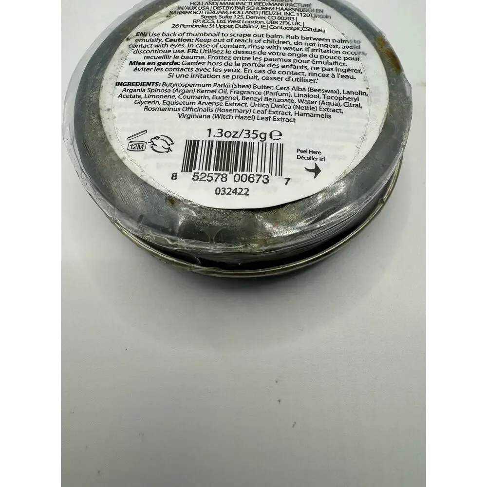 Reuzel Wood & Spice Men's Grooming Beard Balm Soften Facial Hair 1.3 Oz sealed